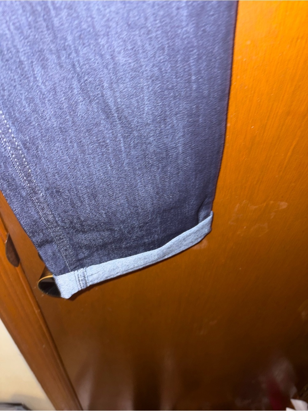 Women's Straight-Leg Dark Blue Jeans - Picture 2 of 5